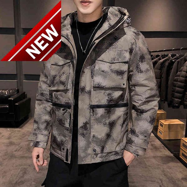 new trend men's winter camouflage male cool down jacket mens coat fashion 2021 fleece hooded short, Black
new trend men's winter camouflage male cool down jacket mens coat fashion 2021 fleece hooded short, Black