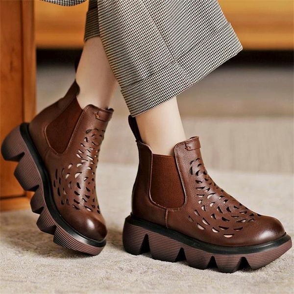 boots thick bottom ethnic style loose cake elastic women's short spring summer hollow out ventilation heighten sandals, Black
boots thick bottom ethnic style loose cake elastic women's short spring summer hollow out ventilation heighten sandals, Black