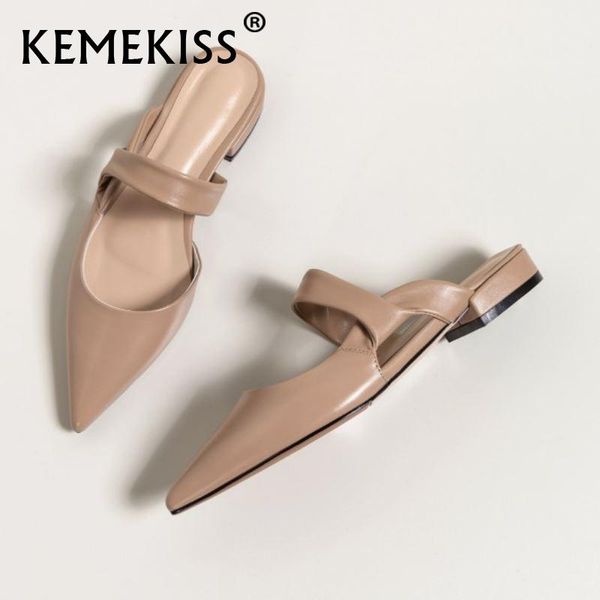 sandals kemekiss women real leather pointed toe summer shoes for fashion casual footwear size 34-43, Black
sandals kemekiss women real leather pointed toe summer shoes for fashion casual footwear size 34-43, Black