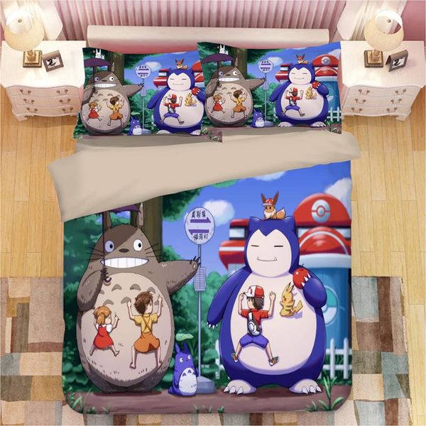 bedding sets 3d set totoro campus badge print duvet cover twin full king bedclothes with pillowcase bed cartoon home textiles
bedding sets 3d set totoro campus badge print duvet cover twin full king bedclothes with pillowcase bed cartoon home textiles