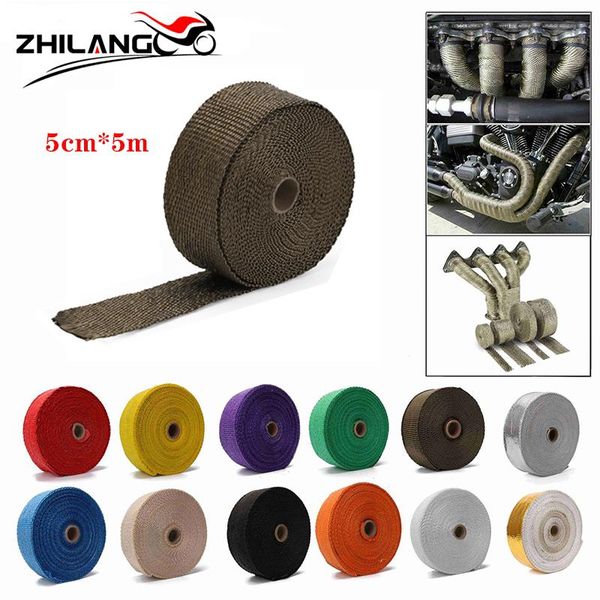 motorcycle exhaust system 5cm*5m heat shield thermal tape fiberglass wrap pipe insulation with stainless ties
motorcycle exhaust system 5cm*5m heat shield thermal tape fiberglass wrap pipe insulation with stainless ties