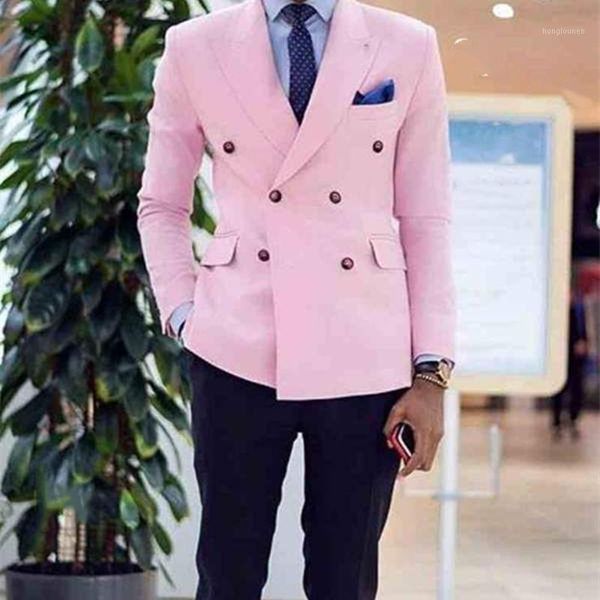 men's suits & blazers (jacket+pants) tailor-made fashion youth men double breasted pink blazer slim fit tuxedo for wedding dress dinner, White;black
men's suits & blazers (jacket+pants) tailor-made fashion youth men double breasted pink blazer slim fit tuxedo for wedding dress dinner, White;black