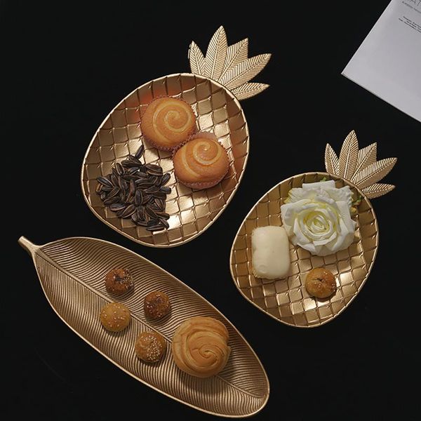 dishes & plates nordic decorative tray gold pineapple leaf shape serving jewelry pallet fruit snack dish table decoration storage organizer
dishes & plates nordic decorative tray gold pineapple leaf shape serving jewelry pallet fruit snack dish table decoration storage organizer