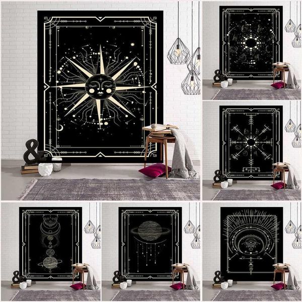 tapestries black gold sun moon tarot pattern tapestry bedroom decoration 100% polyester mandalas home wall hanging
tapestries black gold sun moon tarot pattern tapestry bedroom decoration 100% polyester mandalas home wall hanging