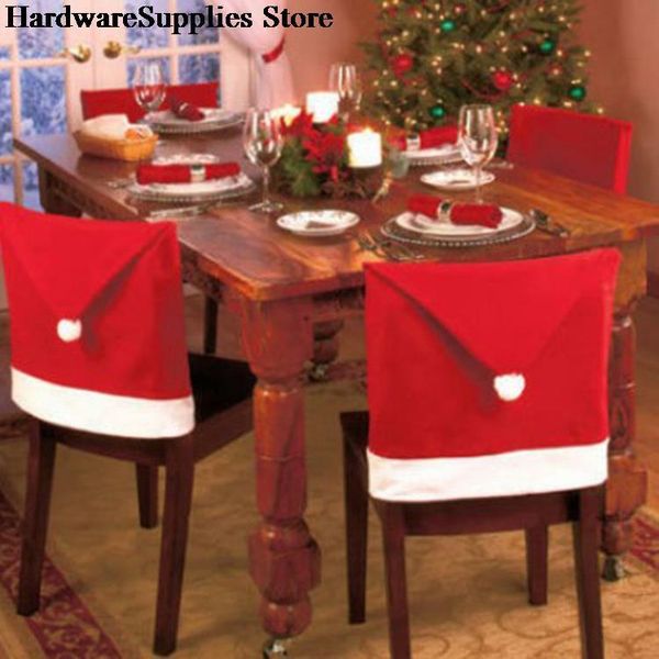 chair covers 1pc christmas santa claus cotton cover 60cmx50cm non-woven table red hat back xman home decorations
chair covers 1pc christmas santa claus cotton cover 60cmx50cm non-woven table red hat back xman home decorations