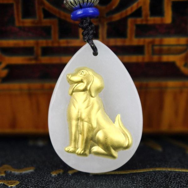 natural hetian jade necklace pendant for men women 24k gold lovely dog water drop pendants couple lovers fine jewelry lockets, Silver
natural hetian jade necklace pendant for men women 24k gold lovely dog water drop pendants couple lovers fine jewelry lockets, Silver