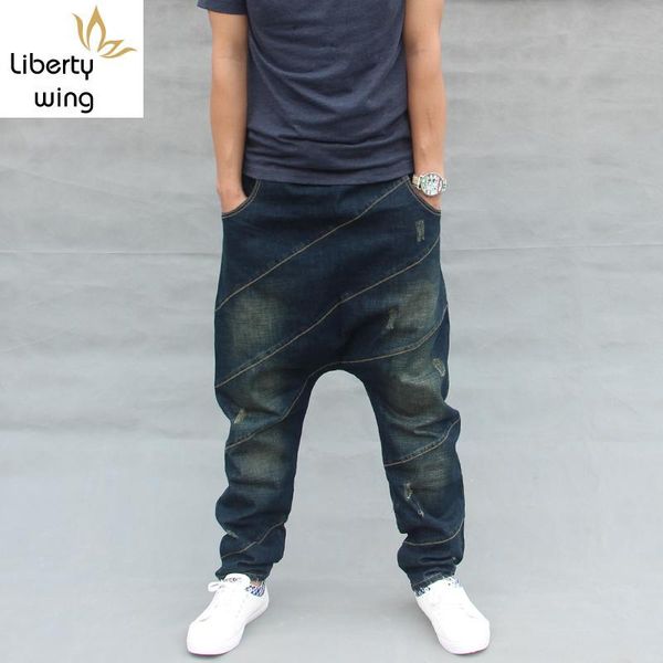 korean fashion mens harem dark blue hip hop loose cotton male elastic waist baggy jeans cross pants pantalones men's
korean fashion mens harem dark blue hip hop loose cotton male elastic waist baggy jeans cross pants pantalones men's