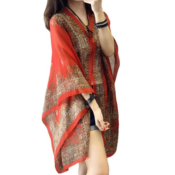 women's swimwear summer woman shirts cover ups scarf sunscreen shawl plus size loose flower thin fabala blouses long sleeve sun protect, White;black
women's swimwear summer woman shirts cover ups scarf sunscreen shawl plus size loose flower thin fabala blouses long sleeve sun protect, White;black