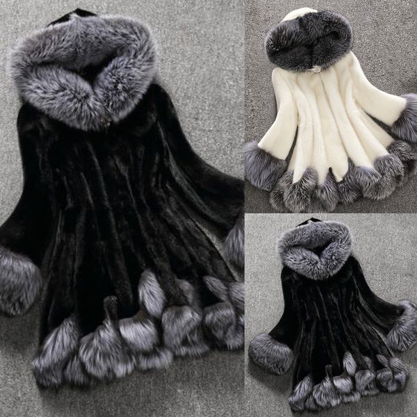 faux fur hooded coats women jackets winter chic plush long sleeve button overcoat outwear coat lady overcoat clothing s -12xl, Black
faux fur hooded coats women jackets winter chic plush long sleeve button overcoat outwear coat lady overcoat clothing s -12xl, Black