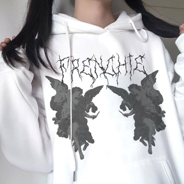 women's hoodies & sweatshirts autumn gothic angel print women pulovers oversize casual fun harajuka female hooded sweatshirt dark high, Black
women's hoodies & sweatshirts autumn gothic angel print women pulovers oversize casual fun harajuka female hooded sweatshirt dark high, Black