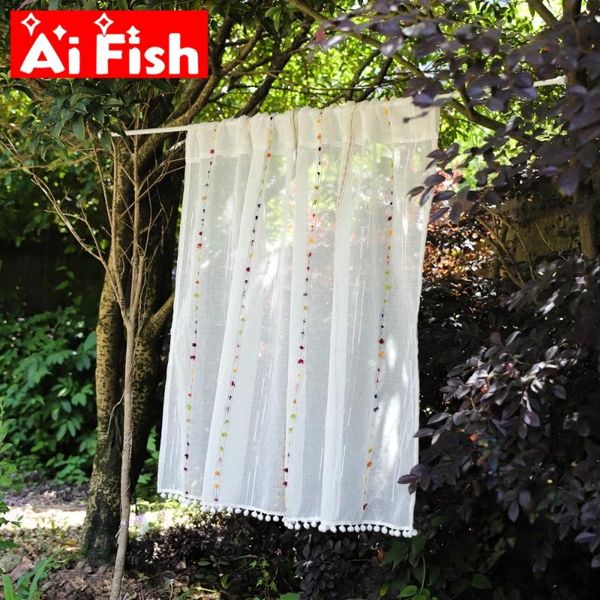 curtain & drapes embroidered colorful rainbow stripe tulle half curtains kitchen sliding door partition cotton linen short voile panel #5
curtain & drapes embroidered colorful rainbow stripe tulle half curtains kitchen sliding door partition cotton linen short voile panel #5