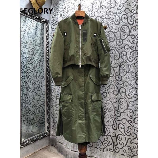 est fashoin designer dress 2021 autumn winter fashion women pocket zipper coat patchwork blue green pleated one piece casual dresses, Black;gray
est fashoin designer dress 2021 autumn winter fashion women pocket zipper coat patchwork blue green pleated one piece casual dresses, Black;gray