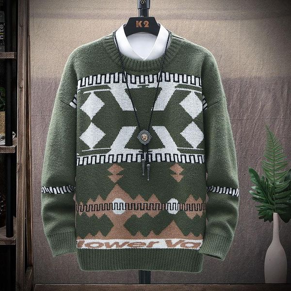 men's sweaters color matching round neck sweater autumn and winter leisure youth straight tube ordinary long sleeve green swea, White;black
men's sweaters color matching round neck sweater autumn and winter leisure youth straight tube ordinary long sleeve green swea, White;black