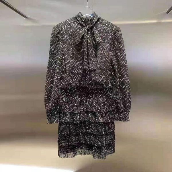 spot in the spring of 2021 female wave point system with three d1o501 cake black long sleeve dress lace casual dresses, Black;gray
spot in the spring of 2021 female wave point system with three d1o501 cake black long sleeve dress lace casual dresses, Black;gray