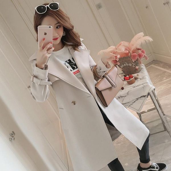 women's double-breasted trench coat with belt autumn lapel collar loose long windbreaker russia style casual outwear r958 coats, Tan;black
women's double-breasted trench coat with belt autumn lapel collar loose long windbreaker russia style casual outwear r958 coats, Tan;black