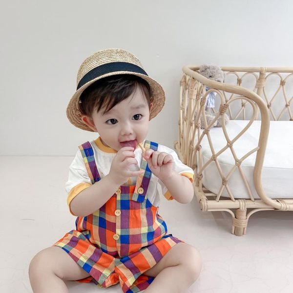 shorts color plaid suspender trousers for boys fashion cute overalls summer babies girls outfits borns infants, Black
shorts color plaid suspender trousers for boys fashion cute overalls summer babies girls outfits borns infants, Black
