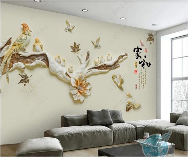 wallpapers custom mural 3d po wallpaper on the wall birds embossed branches home decor living room for 3 d in rolls
wallpapers custom mural 3d po wallpaper on the wall birds embossed branches home decor living room for 3 d in rolls