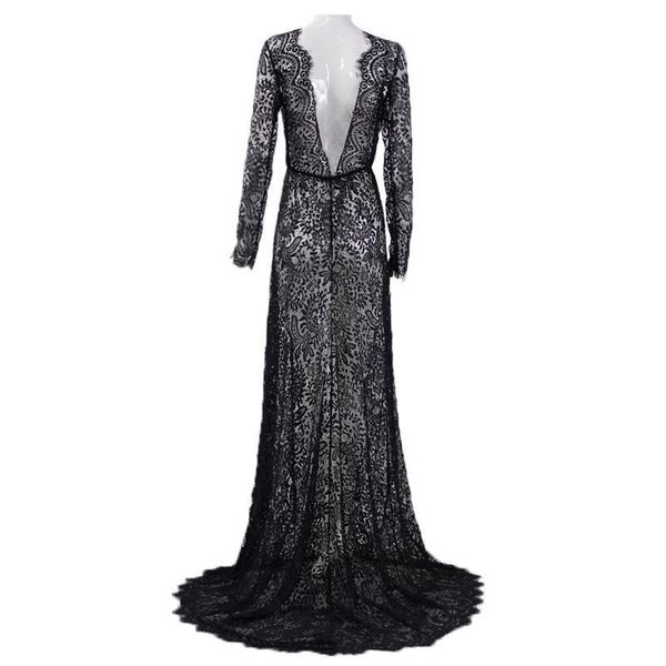 casual dresses long lace women pography transparent bodycon dress po shoot gown hollow out beach clothes vestido longo, Black;gray
casual dresses long lace women pography transparent bodycon dress po shoot gown hollow out beach clothes vestido longo, Black;gray