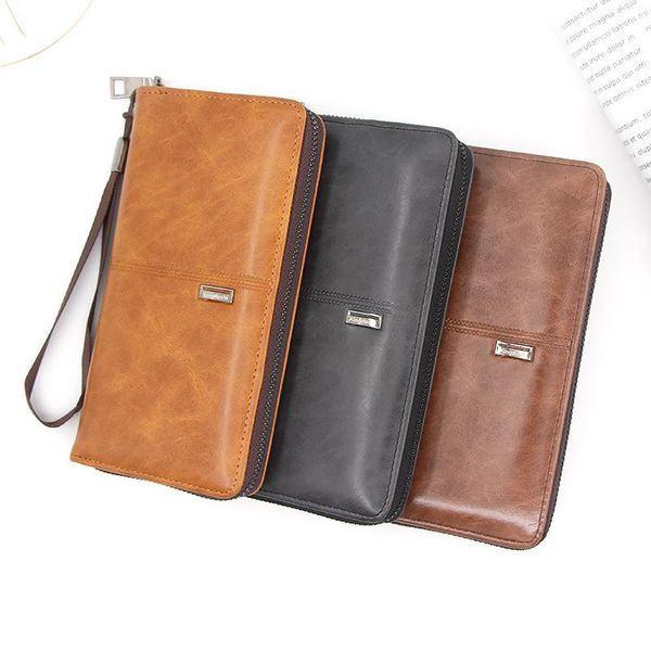 wallets fashion long men and women zip wallet clutch bag card holder men's concealed purse mobile phone, Red;black
wallets fashion long men and women zip wallet clutch bag card holder men's concealed purse mobile phone, Red;black