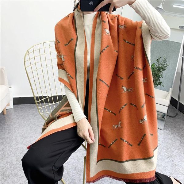 cashmere scarf for women 2021 winter scarves lady warm shawl dual-use neck wraps bufanda soft designer blanket, Blue;gray
cashmere scarf for women 2021 winter scarves lady warm shawl dual-use neck wraps bufanda soft designer blanket, Blue;gray