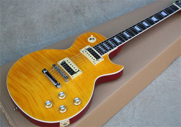 ebony fretboard standard slash signature yellow electric guitar flame maple veneer mahogany body back 2 humbucker pickups quality
ebony fretboard standard slash signature yellow electric guitar flame maple veneer mahogany body back 2 humbucker pickups quality
