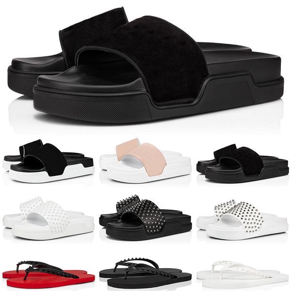 slides men sandals outdoor shoes triple black white green spikes mens flat flip flops fashion platform slippers size 38-46
slides men sandals outdoor shoes triple black white green spikes mens flat flip flops fashion platform slippers size 38-46