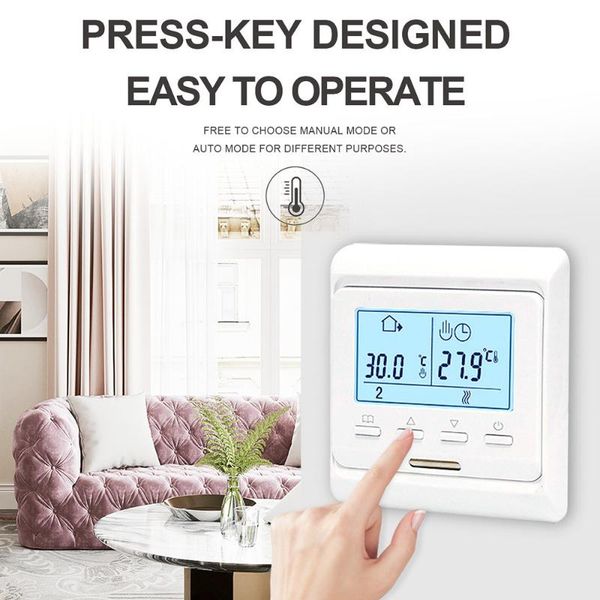 smart home control 110v-230v heating thermostat lcd digital programmable wall hanging temperature controller for floor
smart home control 110v-230v heating thermostat lcd digital programmable wall hanging temperature controller for floor