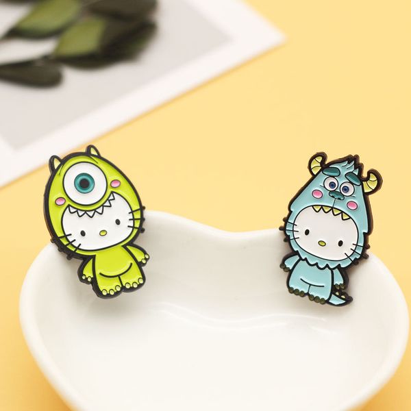 cute funny monsters mike cat creative animation metal cartoon enamel brooch pins badge lapel pins alloy metal fashion jewelry, Blue
cute funny monsters mike cat creative animation metal cartoon enamel brooch pins badge lapel pins alloy metal fashion jewelry, Blue