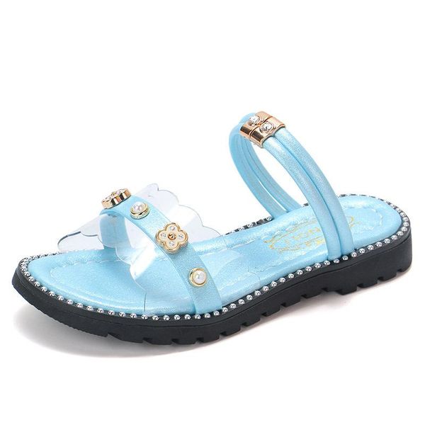 slipper skoex children slippers fashion rivets pearl decoration girls princess sandals comfortable breathable flat open toe kids shoes, Black;grey
slipper skoex children slippers fashion rivets pearl decoration girls princess sandals comfortable breathable flat open toe kids shoes, Black;grey