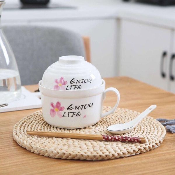 bowls japanese-style large soup bowl cute creative cartoon instant noodle cup with rice chopsticks household ceramic tableware
bowls japanese-style large soup bowl cute creative cartoon instant noodle cup with rice chopsticks household ceramic tableware