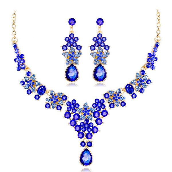 earrings & necklace selling luxury alloy/crystal wedding jewelry sets african choker for women, Silver
earrings & necklace selling luxury alloy/crystal wedding jewelry sets african choker for women, Silver