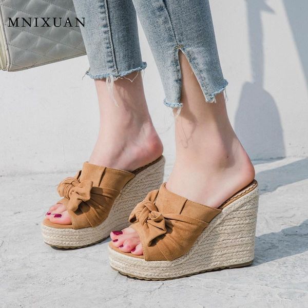 slippers korean women beach summer platform high heels 2021 peep toe butterfly-knot straw wedges sandals shoes woman, Black
slippers korean women beach summer platform high heels 2021 peep toe butterfly-knot straw wedges sandals shoes woman, Black