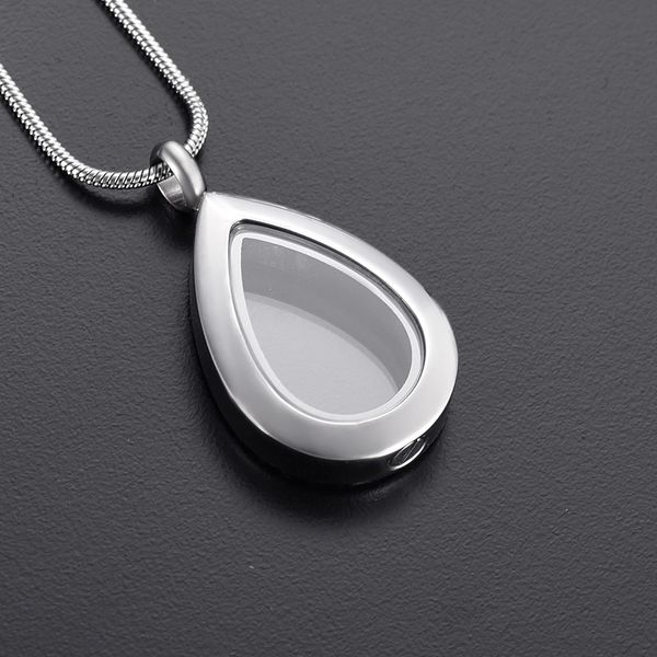 wholesale stainless steel drop shape transparent mirror cremation pendant ashes necklace to commemorate the deceased relative or pet, Silver
wholesale stainless steel drop shape transparent mirror cremation pendant ashes necklace to commemorate the deceased relative or pet, Silver