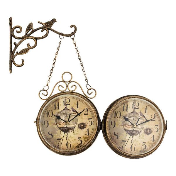 wall clocks vintage hanging clock creative iron arts home double-side
wall clocks vintage hanging clock creative iron arts home double-side
