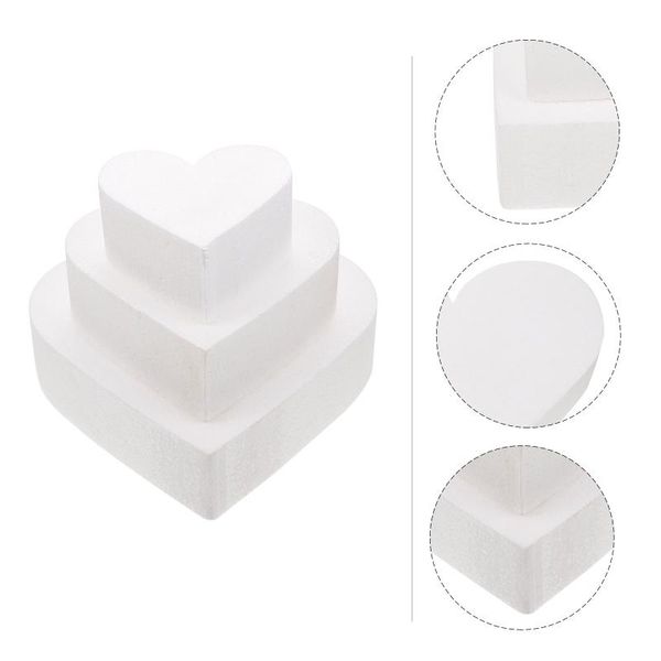 other festive & party supplies 3pcs cake foams dummies heart shaped modelling diy arts crafts for wedding decor
other festive & party supplies 3pcs cake foams dummies heart shaped modelling diy arts crafts for wedding decor