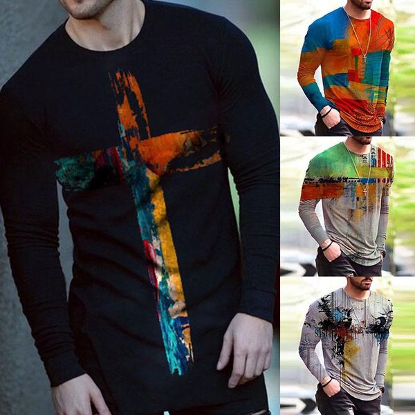 men's t-shirts summer t shirts fashion tees crew neck casual long sleeve polyester printed for men, White;black
men's t-shirts summer t shirts fashion tees crew neck casual long sleeve polyester printed for men, White;black