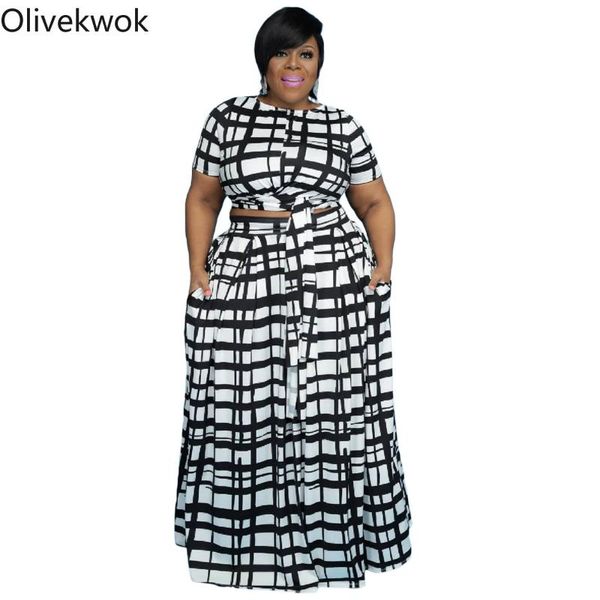 plus size tracksuits olivekwok plaid women's set fashion big swing long skirts vintage shorts t-shirt matching two 2 piece outfits
plus size tracksuits olivekwok plaid women's set fashion big swing long skirts vintage shorts t-shirt matching two 2 piece outfits