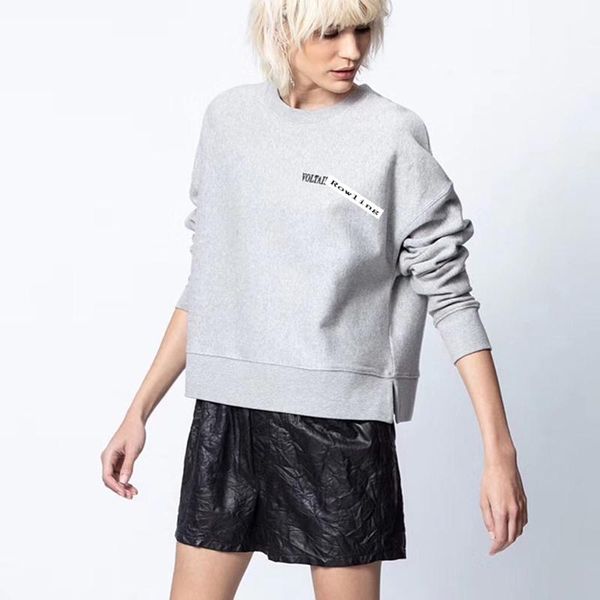 rowling gray letter printing women sweatshirt 2021 autumn o neck long sleeve casual wild lady pullover women's hoodies & sweatshirts, Black
rowling gray letter printing women sweatshirt 2021 autumn o neck long sleeve casual wild lady pullover women's hoodies & sweatshirts, Black