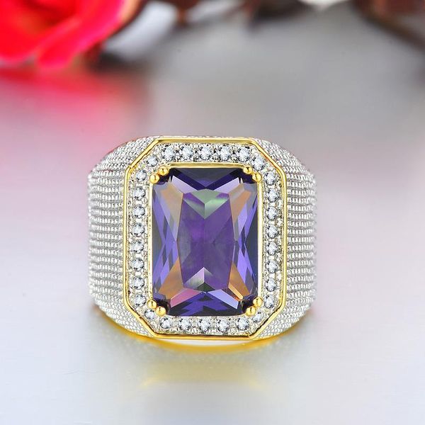 cluster rings trendy 925 silver jewelry rectangle zircon gemstone finger ring for men wedding promise party gift accessories wholesale, Golden;silver
cluster rings trendy 925 silver jewelry rectangle zircon gemstone finger ring for men wedding promise party gift accessories wholesale, Golden;silver