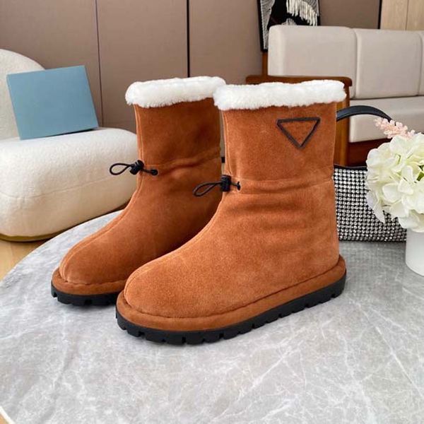 designer boots winter warm ankle snow booties martin fashion lady boot cowboy bottes leather outdoors shoes with box, Black 
designer boots winter warm ankle snow booties martin fashion lady boot cowboy bottes leather outdoors shoes with box, Black