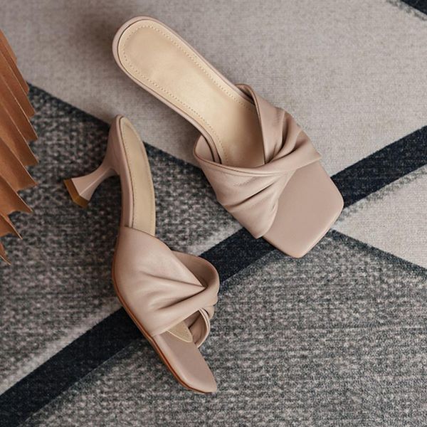 dress shoes women pumps fashion pleated design slippers light open toe sandals stiletto heels luxury prom woman brown, Black
dress shoes women pumps fashion pleated design slippers light open toe sandals stiletto heels luxury prom woman brown, Black