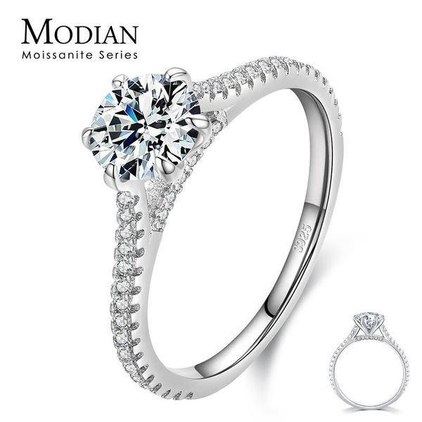cluster rings modian 1ct moissanite ring classic 925 sterling silver luxury wedding engagement for women anniversary fine jewelry gift, Golden;silver
cluster rings modian 1ct moissanite ring classic 925 sterling silver luxury wedding engagement for women anniversary fine jewelry gift, Golden;silver