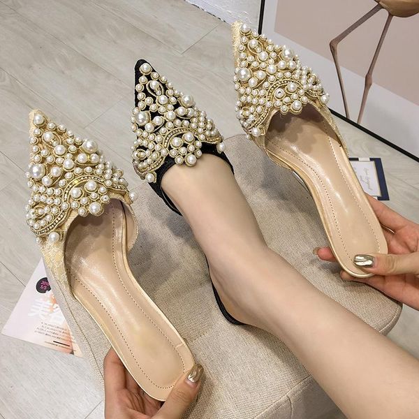 slippers wexnbry spring and autumn fashion pointed toe flat-bottomed single slipper silks satins lace sweet women slides plus 43, Black
slippers wexnbry spring and autumn fashion pointed toe flat-bottomed single slipper silks satins lace sweet women slides plus 43, Black