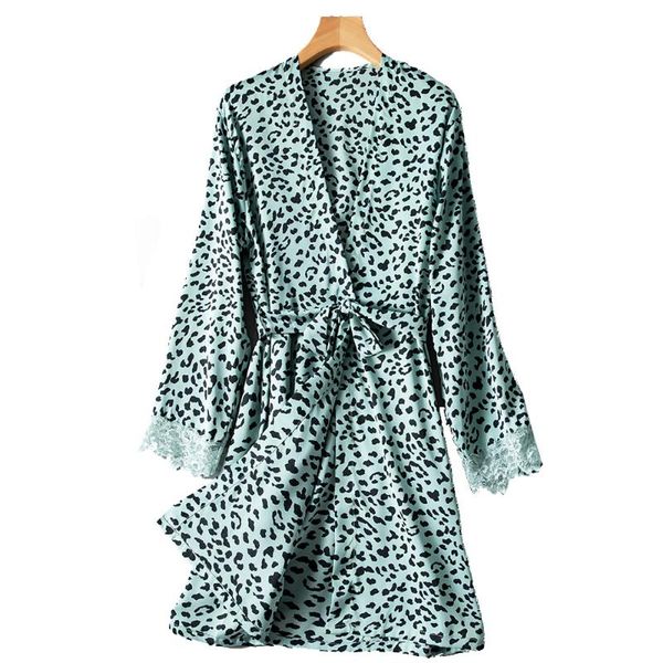 women's sleepwear long sleeve short robe home dressing gown summer women leopard kimono bathrobe casul nightgown, Black;red
women's sleepwear long sleeve short robe home dressing gown summer women leopard kimono bathrobe casul nightgown, Black;red