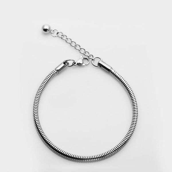 link, chain titanium steel round snake bracelet stainless bone female simple fashion jewelry, Black
link, chain titanium steel round snake bracelet stainless bone female simple fashion jewelry, Black