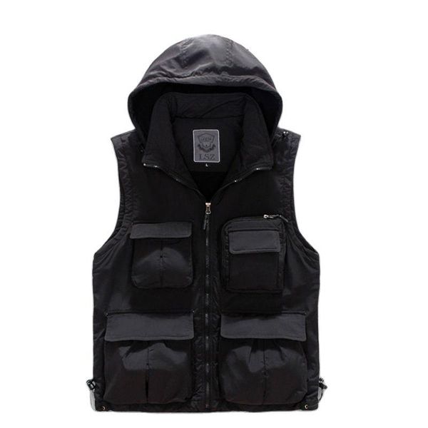 men's vests winter men hooded vest casual fleece warm waistcoats mens thermal jackets man army windbreaker sleeveless clothing, Black;white
men's vests winter men hooded vest casual fleece warm waistcoats mens thermal jackets man army windbreaker sleeveless clothing, Black;white