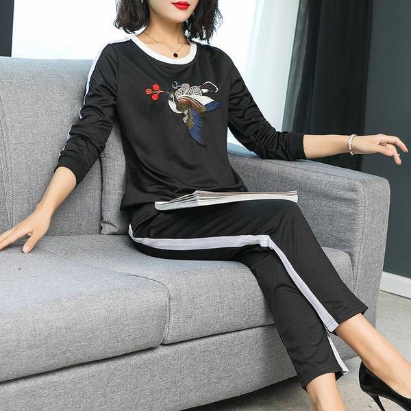 women's tracksuits tracksuit 2 piece winter set women pant and plus size large big 4xl 5xl black outfits co-ord elegant embroidery clot, Gray
women's tracksuits tracksuit 2 piece winter set women pant and plus size large big 4xl 5xl black outfits co-ord elegant embroidery clot, Gray