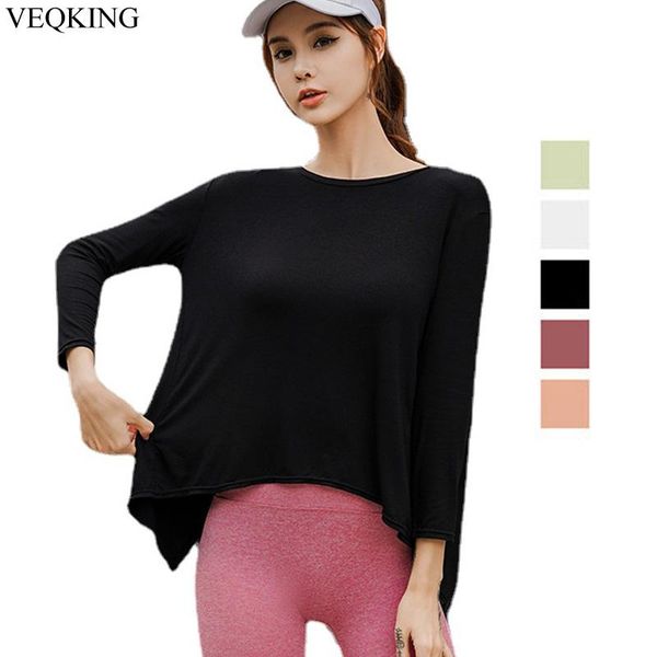 yoga outfit veqking loose shirts for women,long-sleeved quick-drying sports t-shirt,casual running fitness trainning wear slit blouse
yoga outfit veqking loose shirts for women,long-sleeved quick-drying sports t-shirt,casual running fitness trainning wear slit blouse