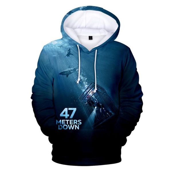 men's hoodies & sweatshirts movie clothes 47 meters down 3d men women fashion sweatshirt boys/girls hoodie autumn winter, Black
men's hoodies & sweatshirts movie clothes 47 meters down 3d men women fashion sweatshirt boys/girls hoodie autumn winter, Black