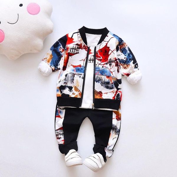 children's han fan ink color acket t-shirt pants3pcs 2021fashion spring and autumn wear boyclothes setbaby casualoutfit 1-5y clothing s, White
children's han fan ink color acket t-shirt pants3pcs 2021fashion spring and autumn wear boyclothes setbaby casualoutfit 1-5y clothing s, White